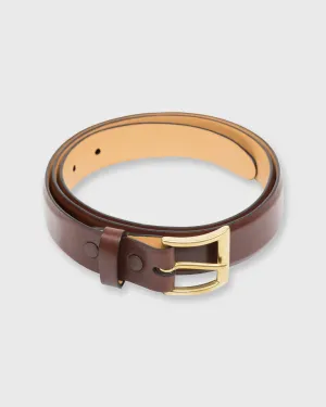 1" Belt in Dark Brown Calfskin