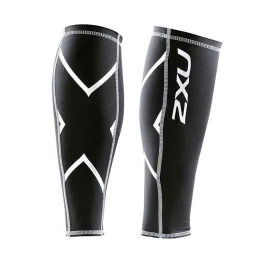 2XU Compression Calf Guards-UA1987B (BLK/BLK)