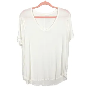 A New Day Off White Scoop Neck Top- Size L