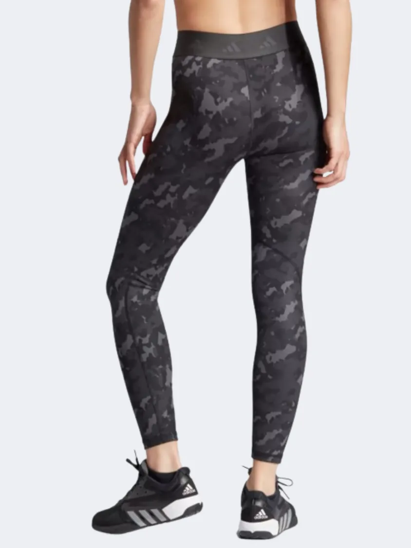 Adidas Camo Women Training Tight Grey/Carbon