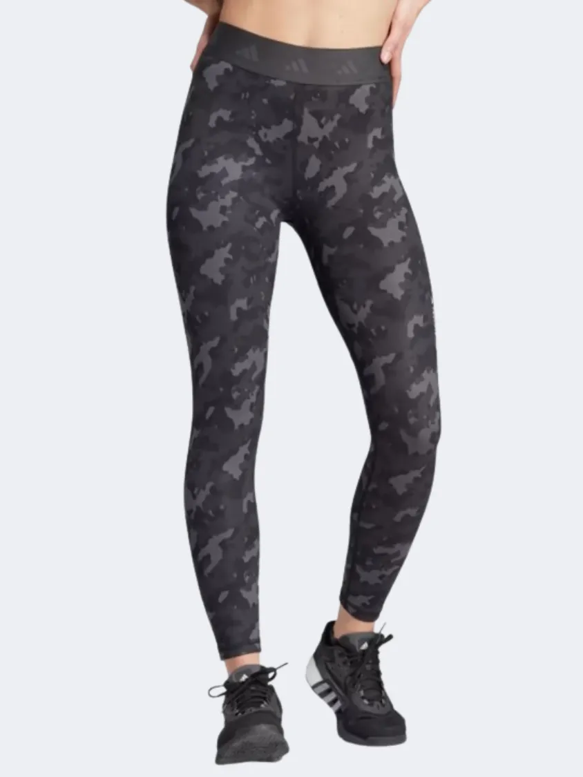 Adidas Camo Women Training Tight Grey/Carbon