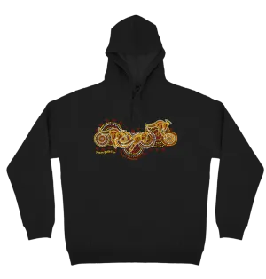 Adults Cozy Hoodie - Desert Kangaroo By Susan Betts