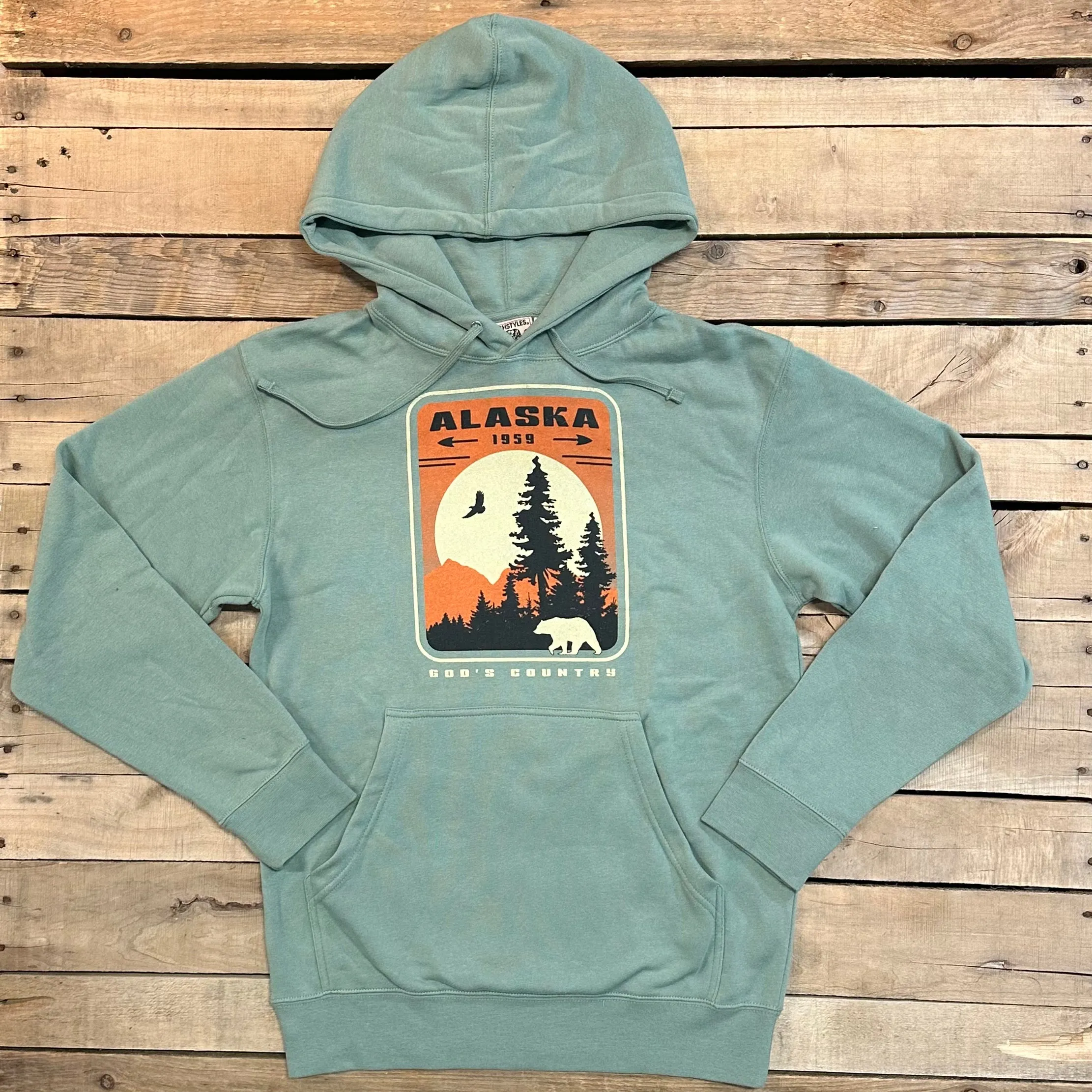 Alaska 1959 God's Country Hoodie