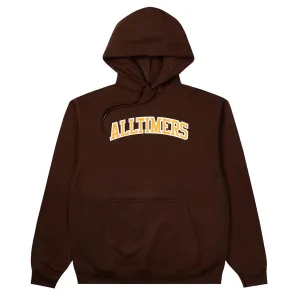 Alltimers - City College Hoodie Brown