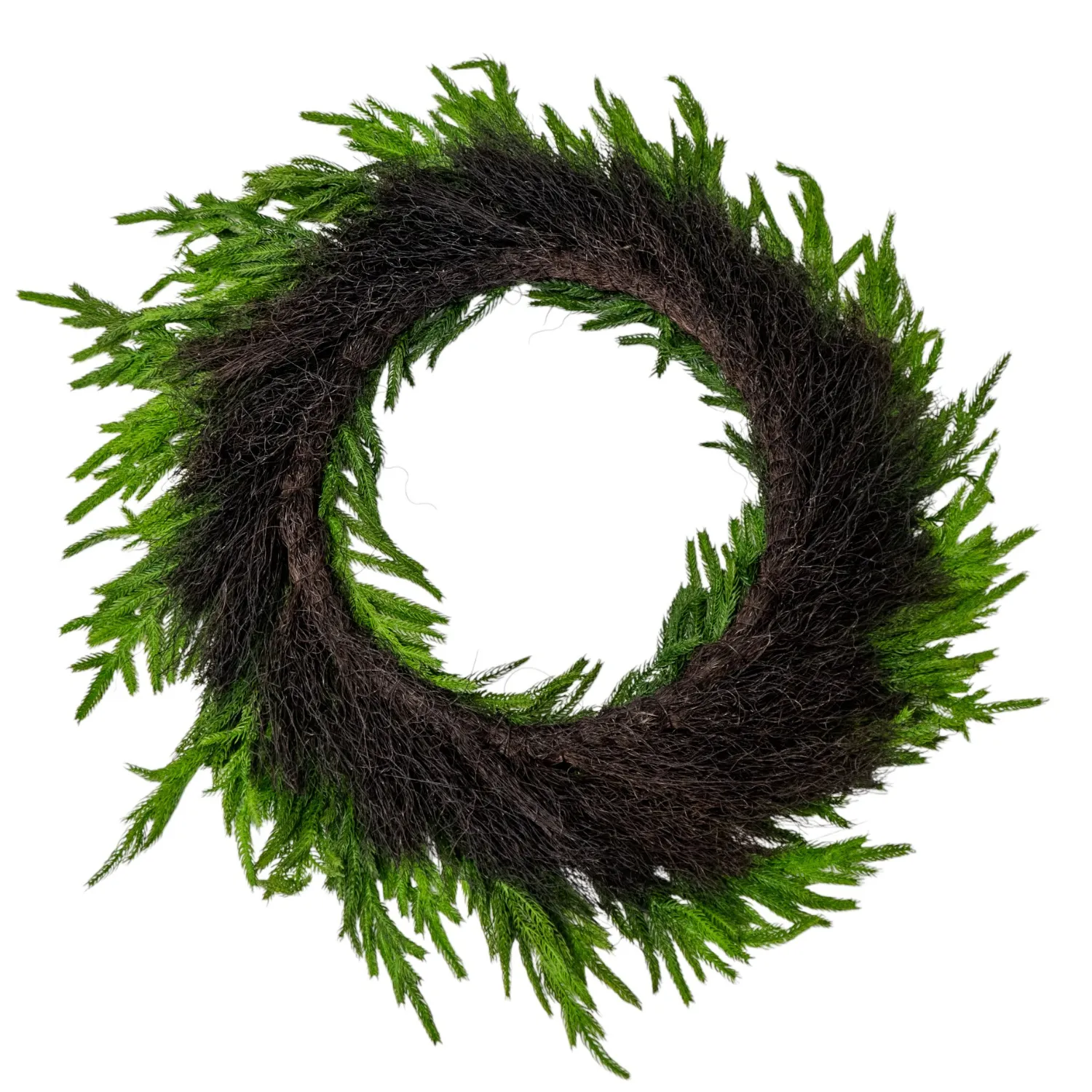 Artificial 30" Fresh Touch Norfolk Pine Wreath