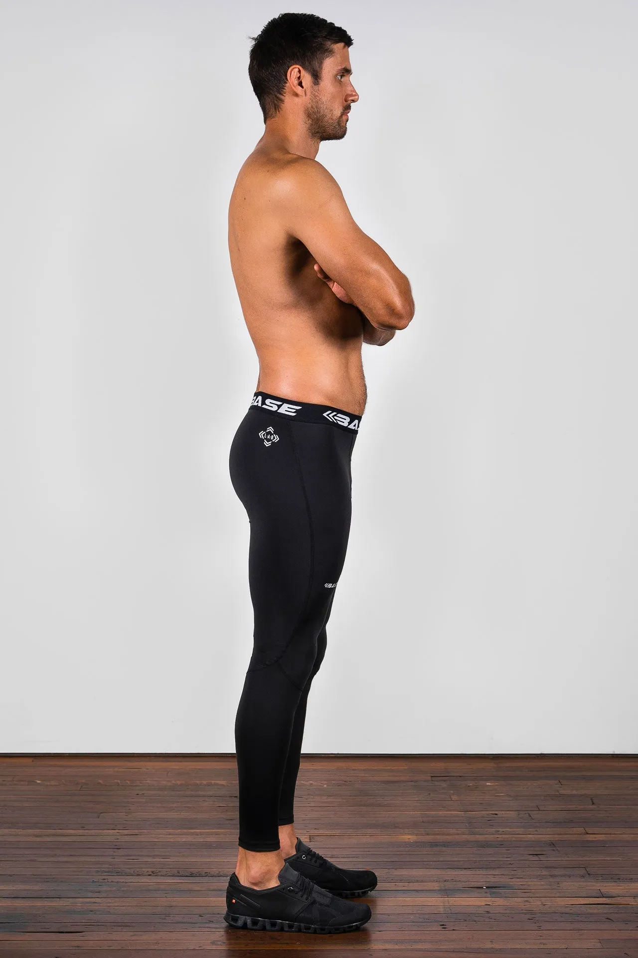 BASE Men's Recovery Tights - Black