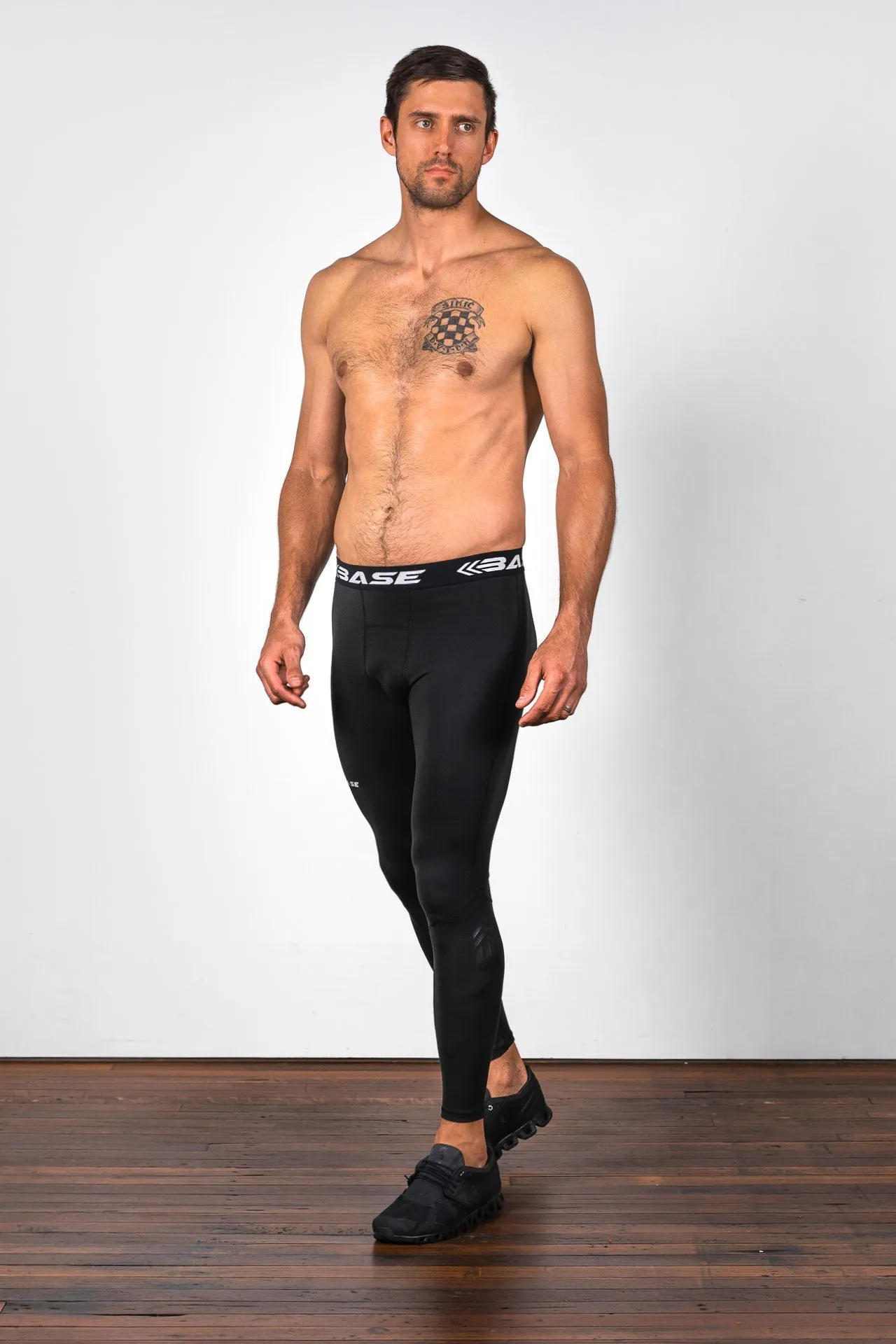 BASE Men's Recovery Tights - Black