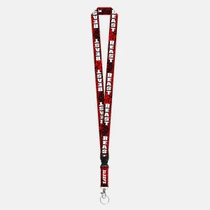 Beast Snake Skin Red Lanyard