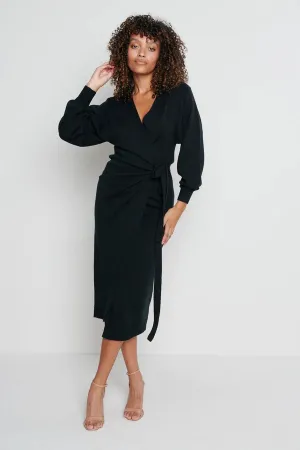 Beau Wrap Midi Dress