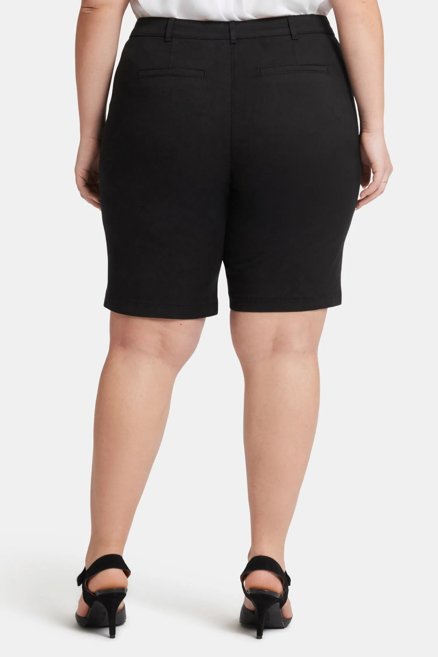 Bermuda Shorts In Plus Size - Black