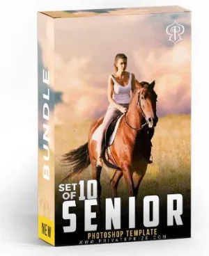 Best Selling Seniors Bundle Photography Photoshop Template