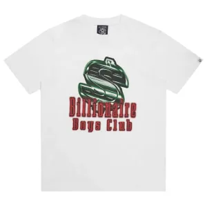 Billionaire Boys Club Dollar Sign White T-Shirt