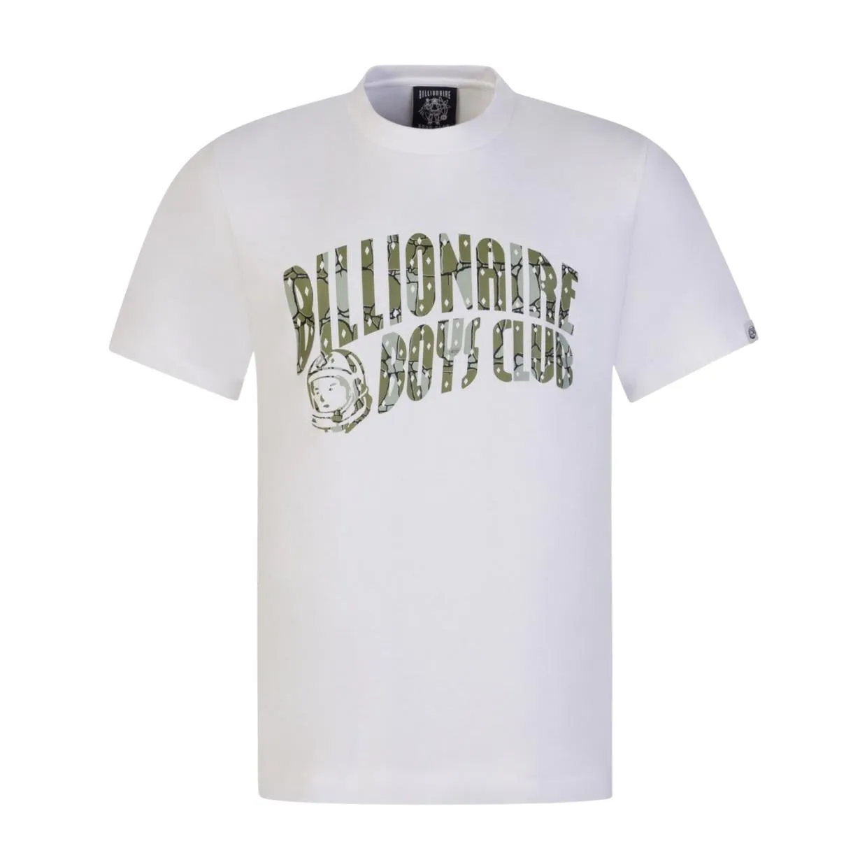 Billionaire Boys Club Gator Camo Arch Logo White T-Shirt