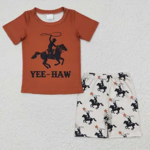 boys herdsman t-shirts shorts sets BSSO0189