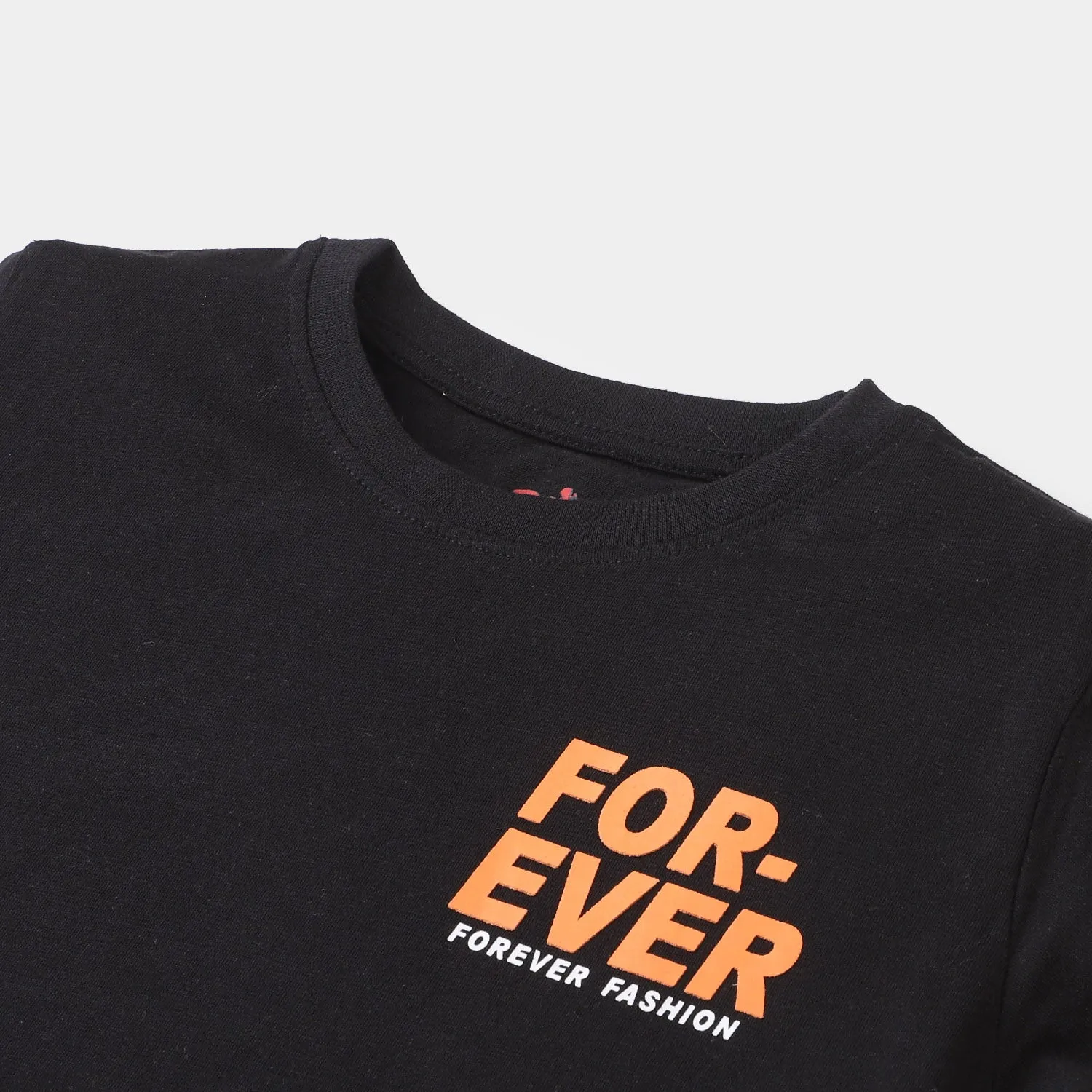 Boys T-Shirt For-Ever - Black