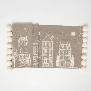 Christmas Village Table Runner