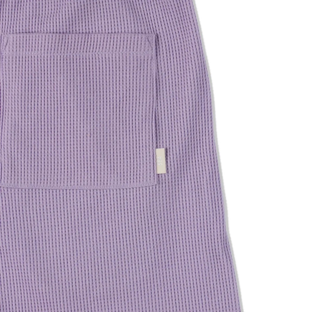 ES_WAFFLE SHORT PANT / LILAC