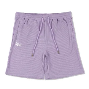 ES_WAFFLE SHORT PANT / LILAC