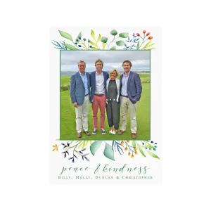 Foliage Holiday Photo Cards