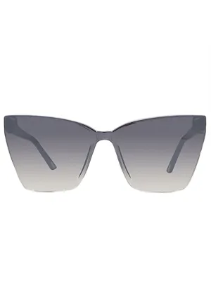 Goldie Sunglasses in Black/Smoke Flash