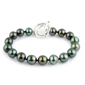 Green Flash Tahitian Pearl Bracelet