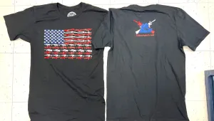 Gun Flag T Shirt