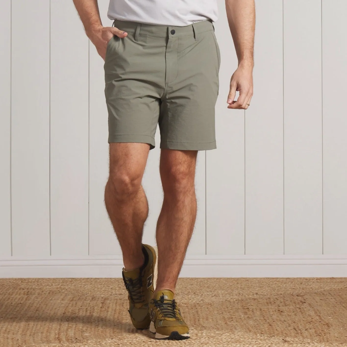 Hybrid Everyday Shorts 7" - Tea Leaf