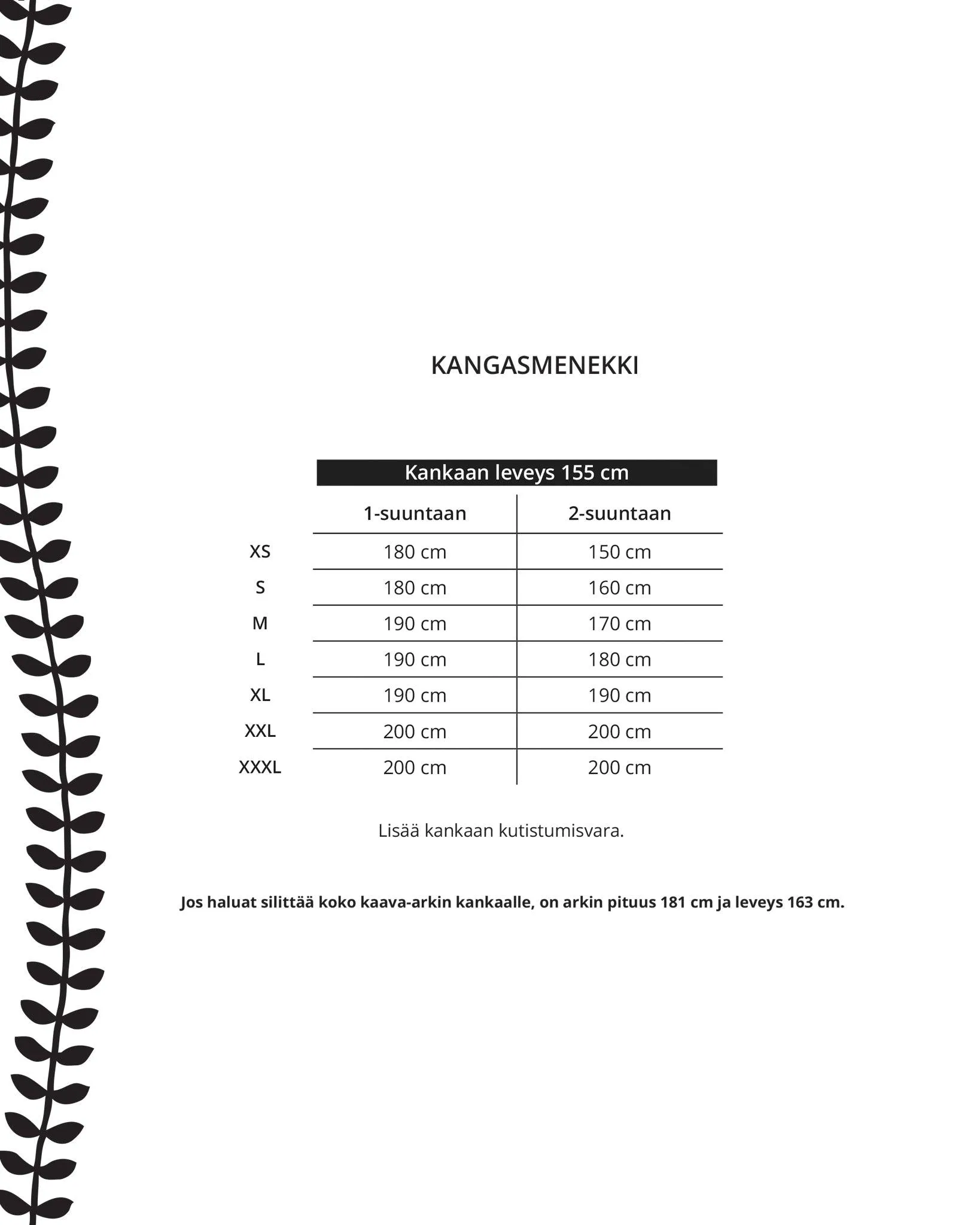 Kaava - housuhame