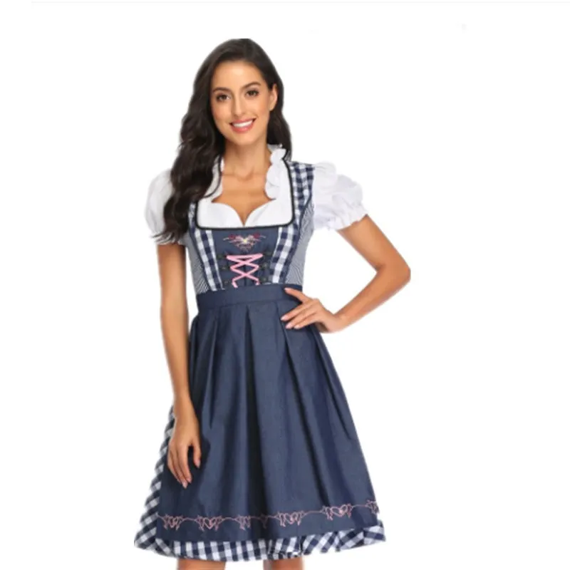 LionVII Folk Costumes for Women Bavarian Traditional Ethnic Costumes