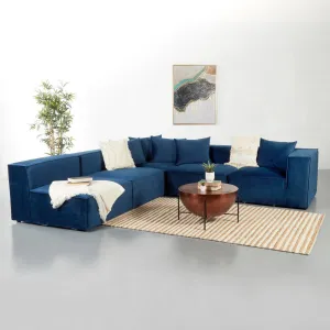 MASON - Velvet Blue Modular Set (5 piece)