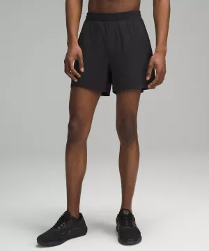 MEN'S PACE BREAKER 5" LINED SHORT - BLK BLACK