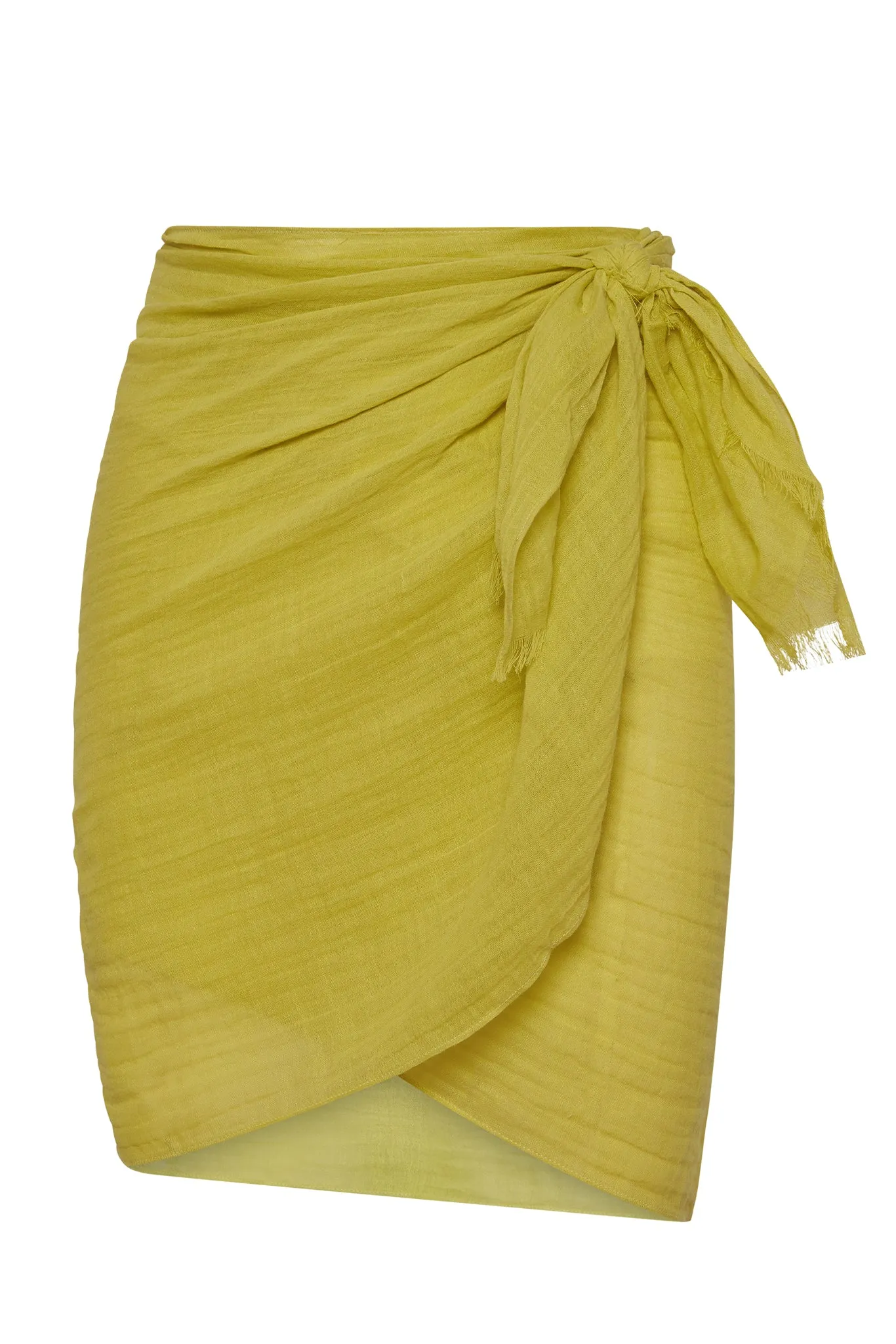 Mykonos Sarong - Lemongrass Crinkle