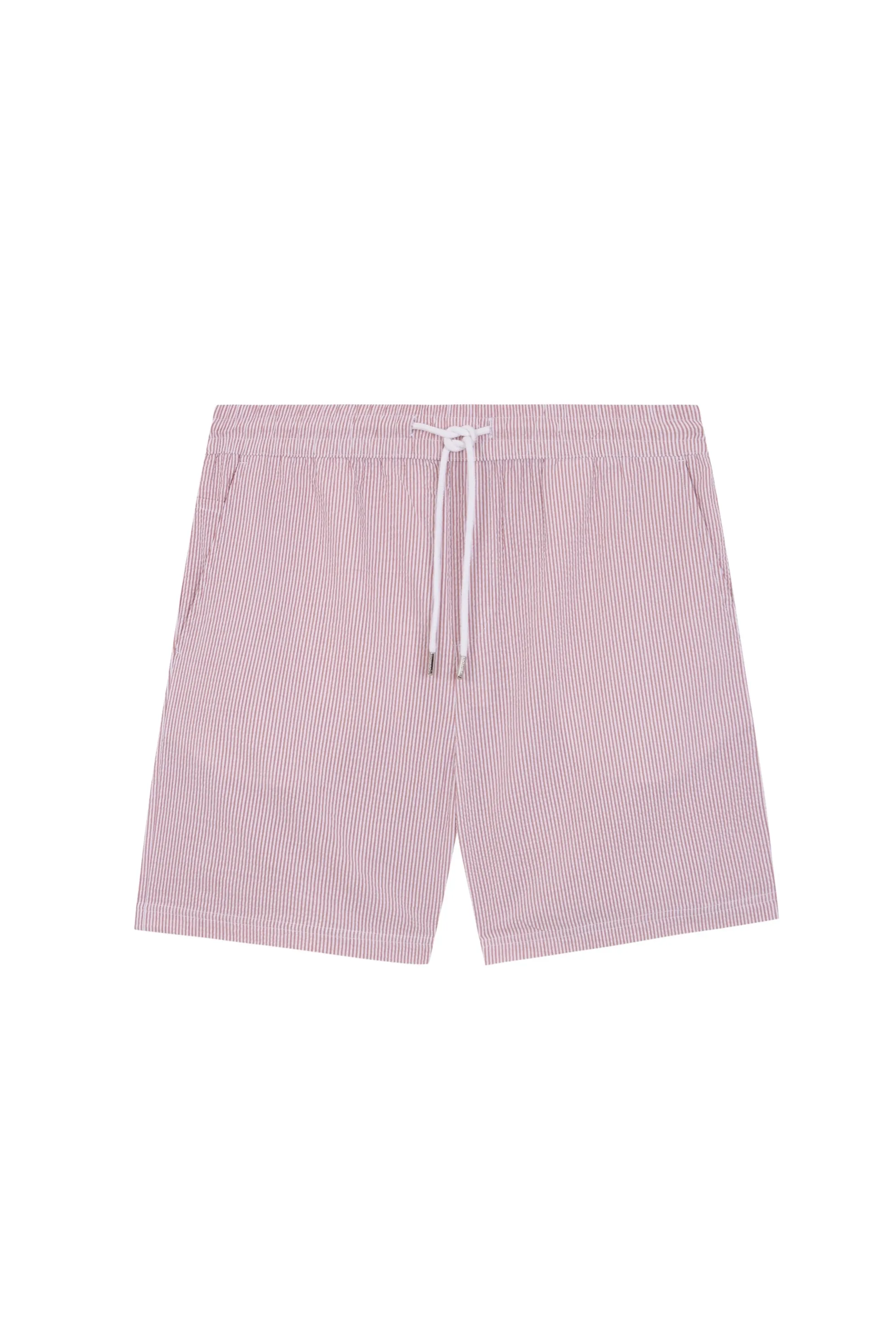 NAI0506D4 seersucker stripe shorts