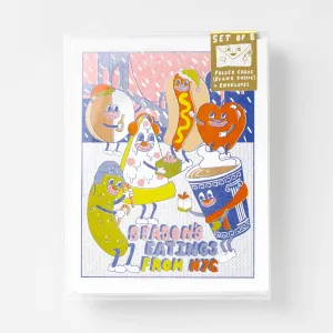 NYC Season's Eating - Risograph Card Set