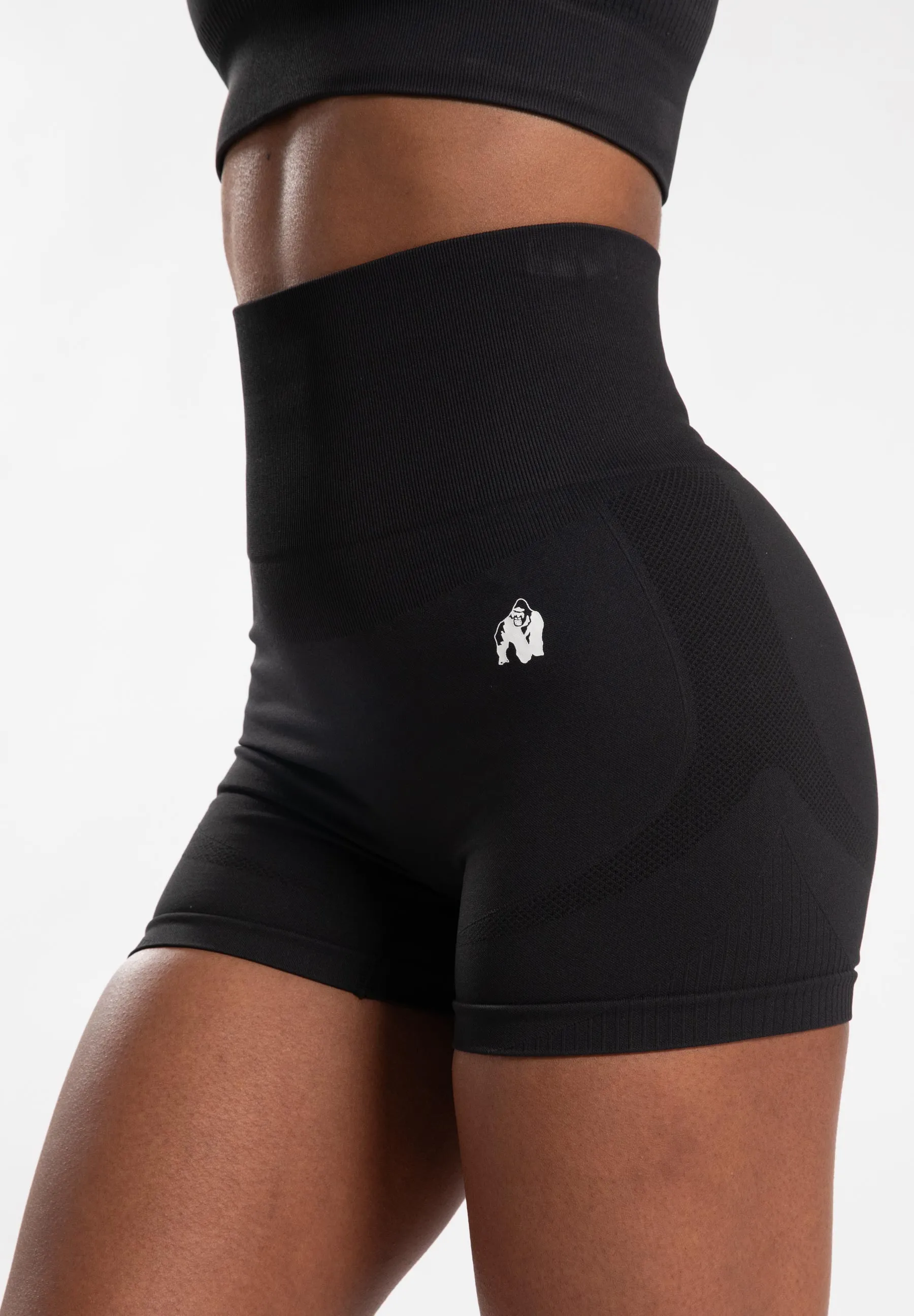 Olivia Seamless Shorts - Black