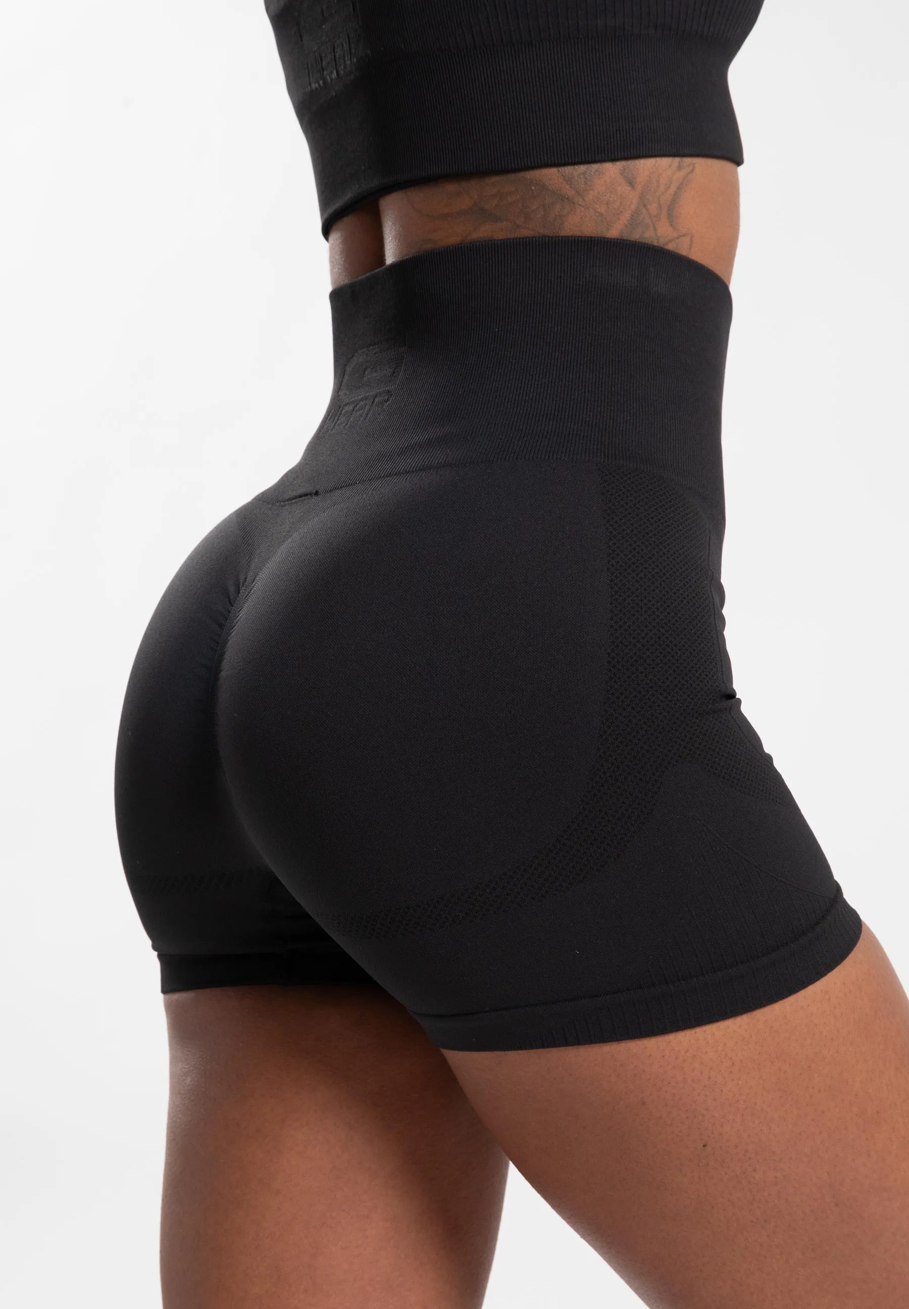 Olivia Seamless Shorts - Black