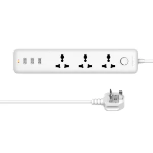 oraimo PowerHub 3 AC Outlets 3 USB Ports UK Power Strip