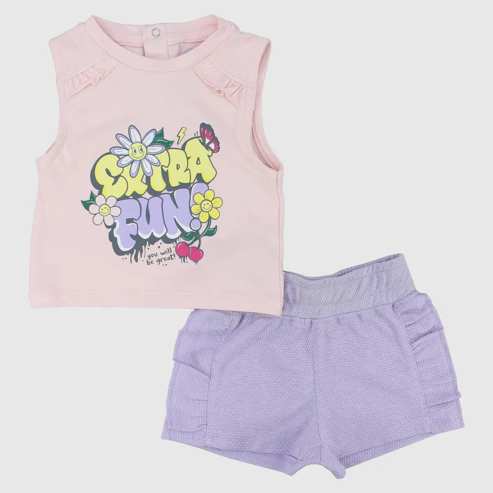 "Extra Fun" 2-Piece Outfit Set