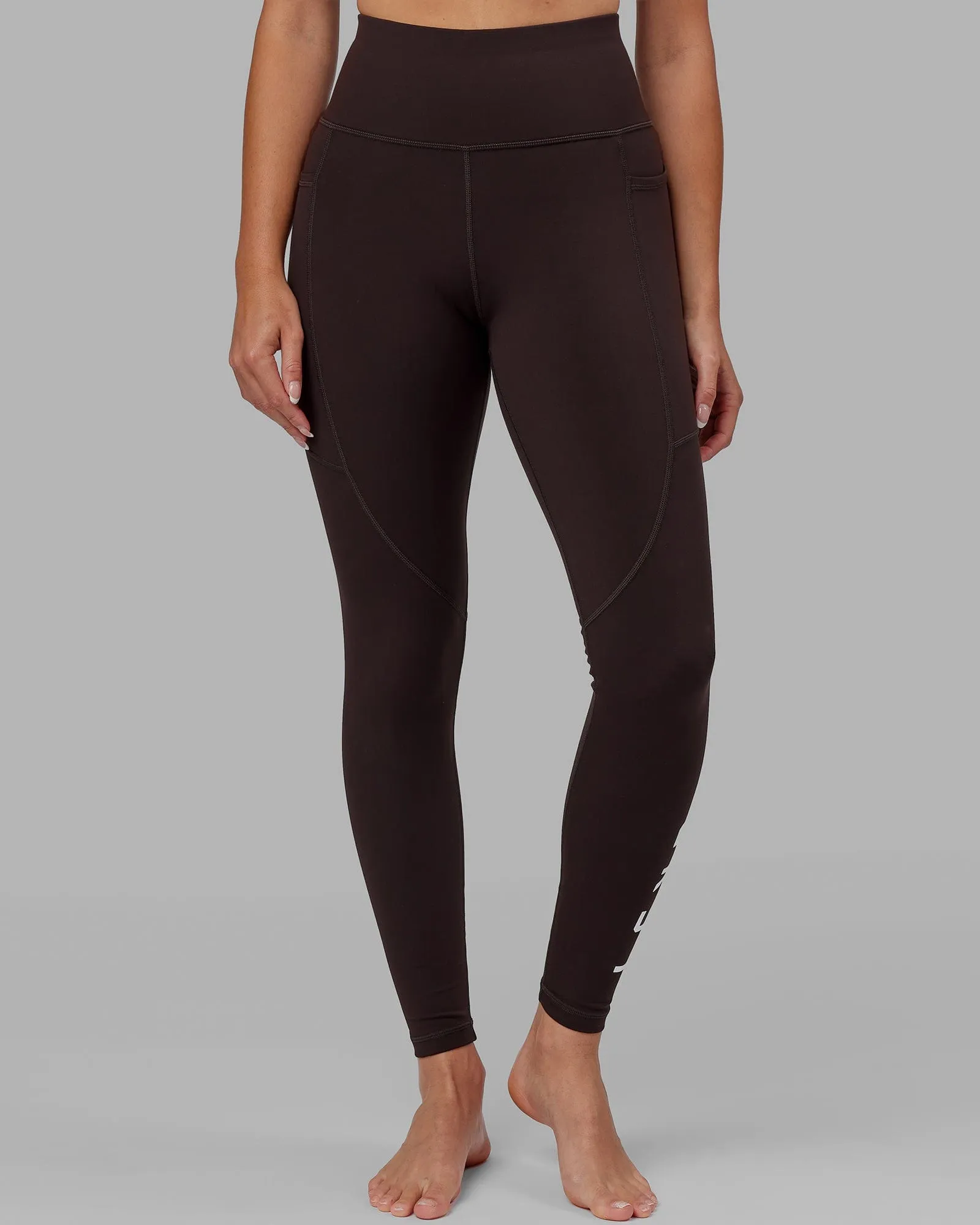 Rep Full Length Leggings - Dark Walnut