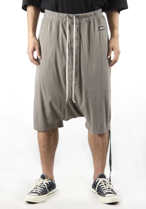 RICK OWENS DRKSHDW DU21S2380 RN DRAWSTRING PODS SHORTS DUST