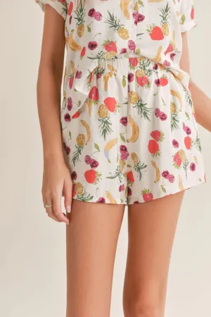 Sadie & Sage Fruit Salad Shorts