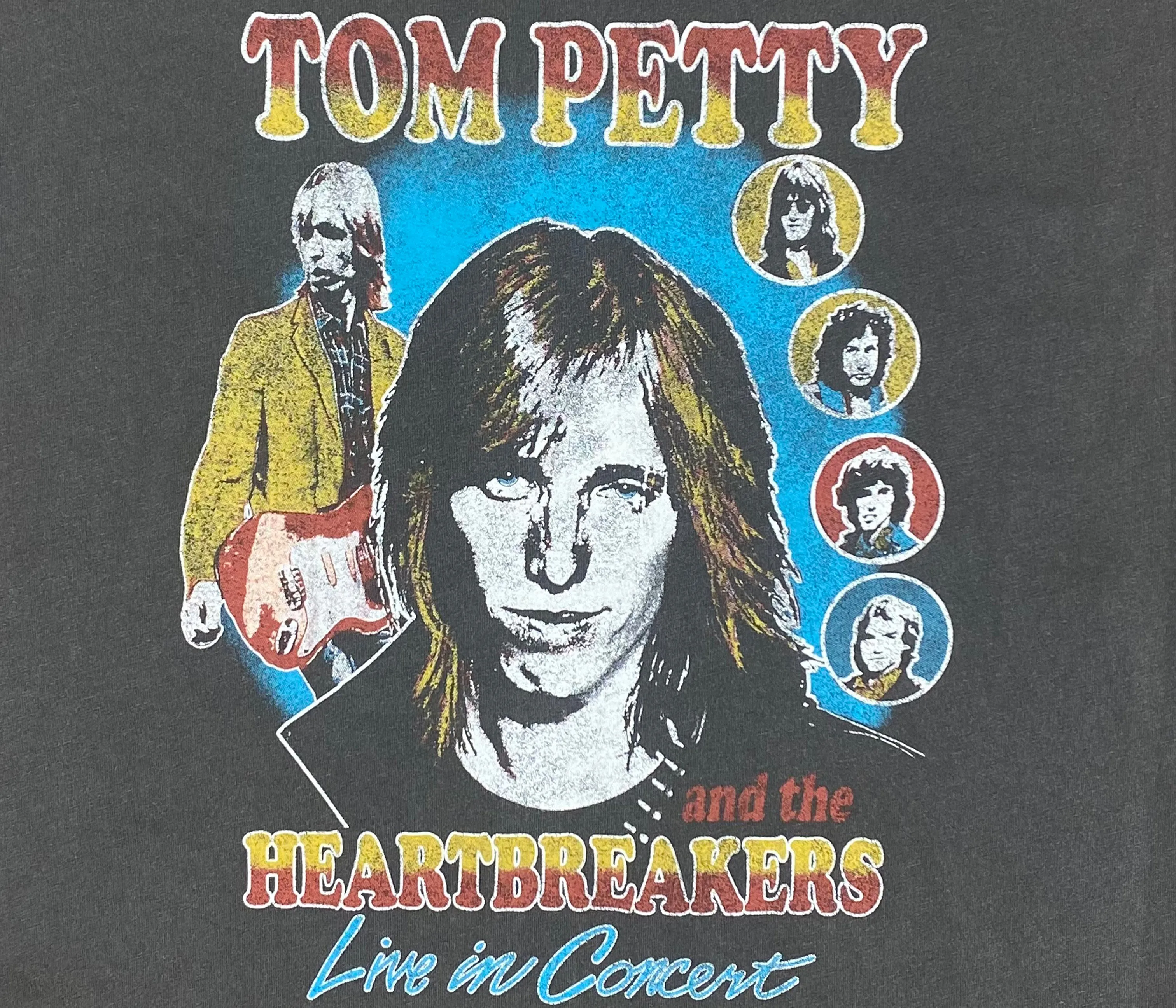 Tom Petty and The Heartbreakers Live in Concert Cut off Crop Tee