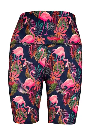 Tropical Flamingo Shorts   Pockets