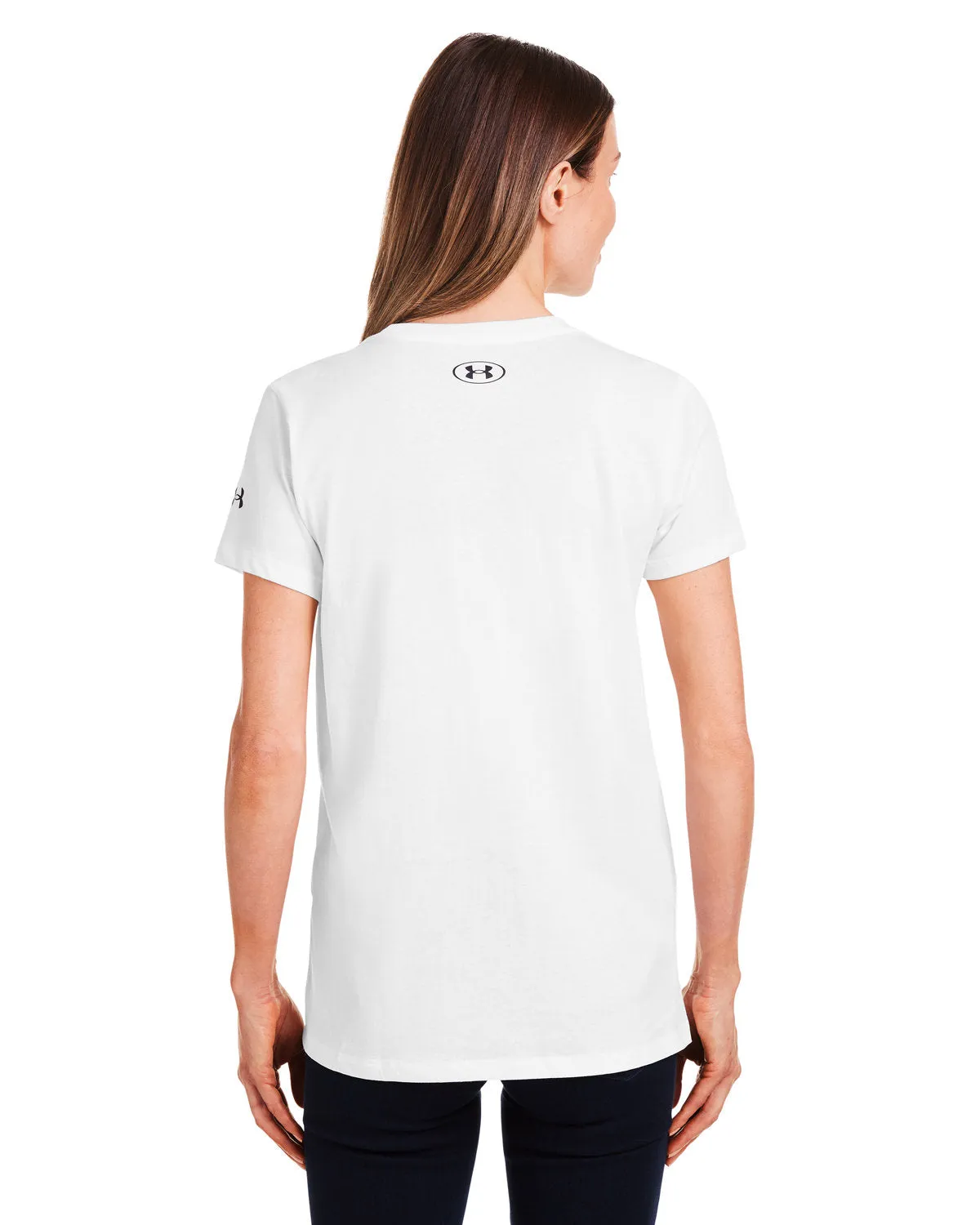 Under Armour Ladies Athletic 2.0 Custom T-Shirts, White