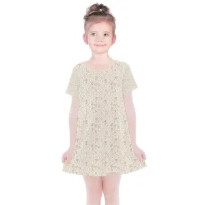 Vampire Art Cottagecore Autumn Kids' Essential Cotton Dress