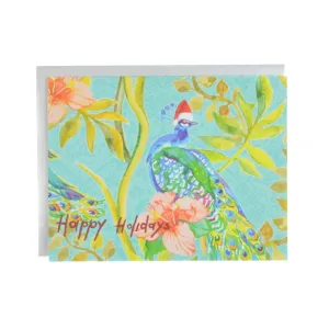 Walter Knabe Holiday Notecard Set Holiday Peacock